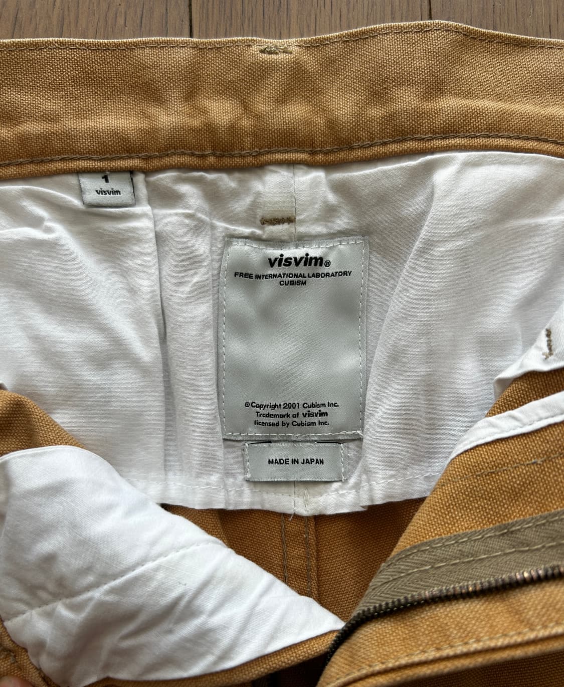 Visvim 베이지 워크 치노팬츠 상품이미지3