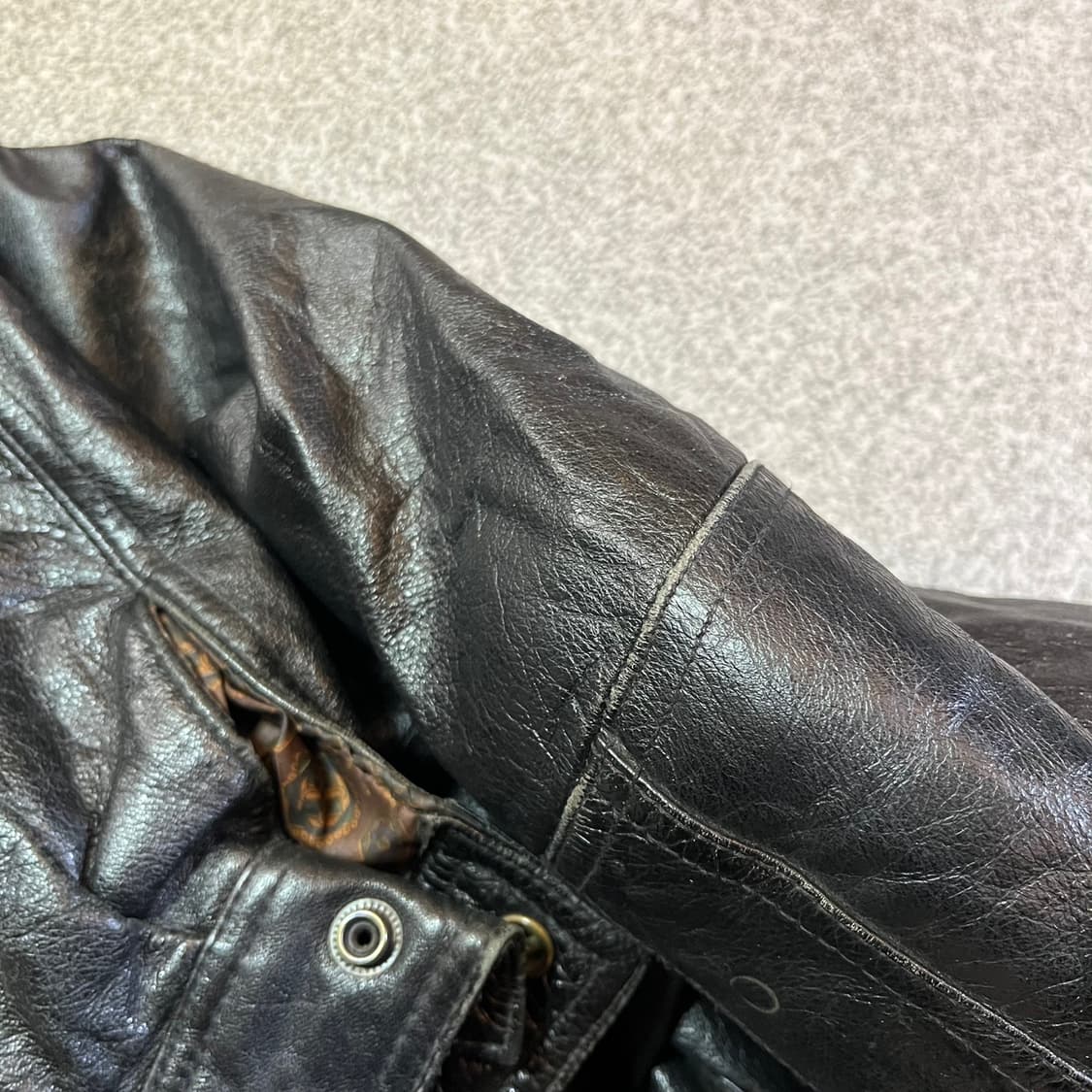 Vintage 빈티지 양가죽 봄버자켓 상품이미지5