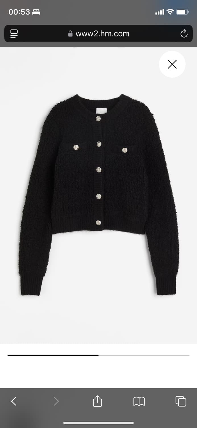 h&m 부클레 가디건 상품이미지1