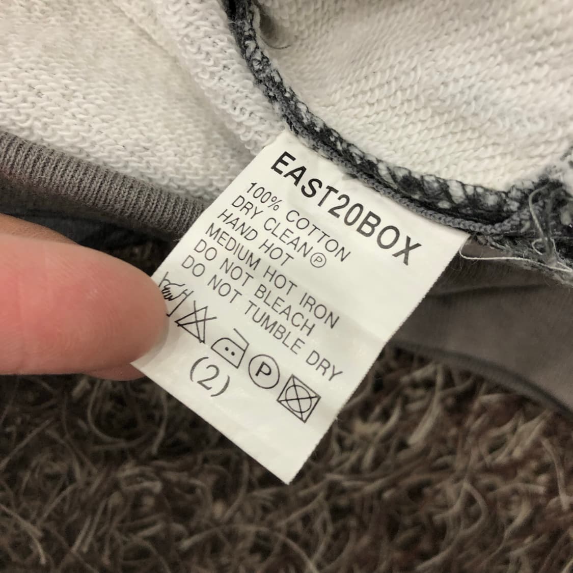 EAST20BOX JPN 빈티지 카모 맨투맨 상품이미지6