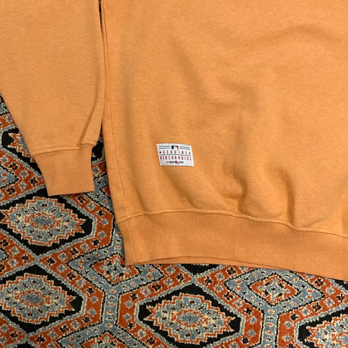 뉴에라 샌프란시스코로고 오렌지 맨투맨 티셔츠 남성105 상품이미지3