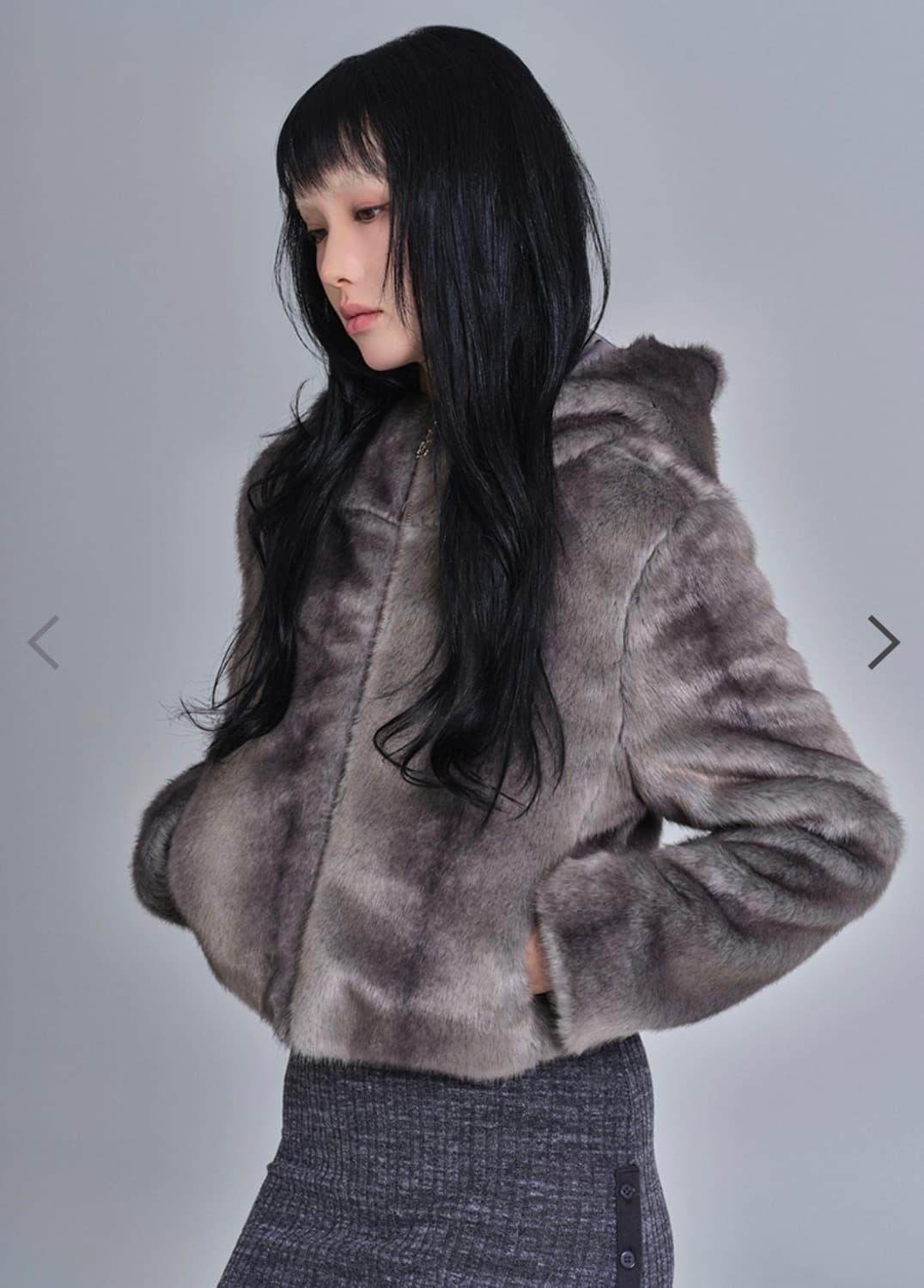 애즈온 퍼 자켓 상품이미지1