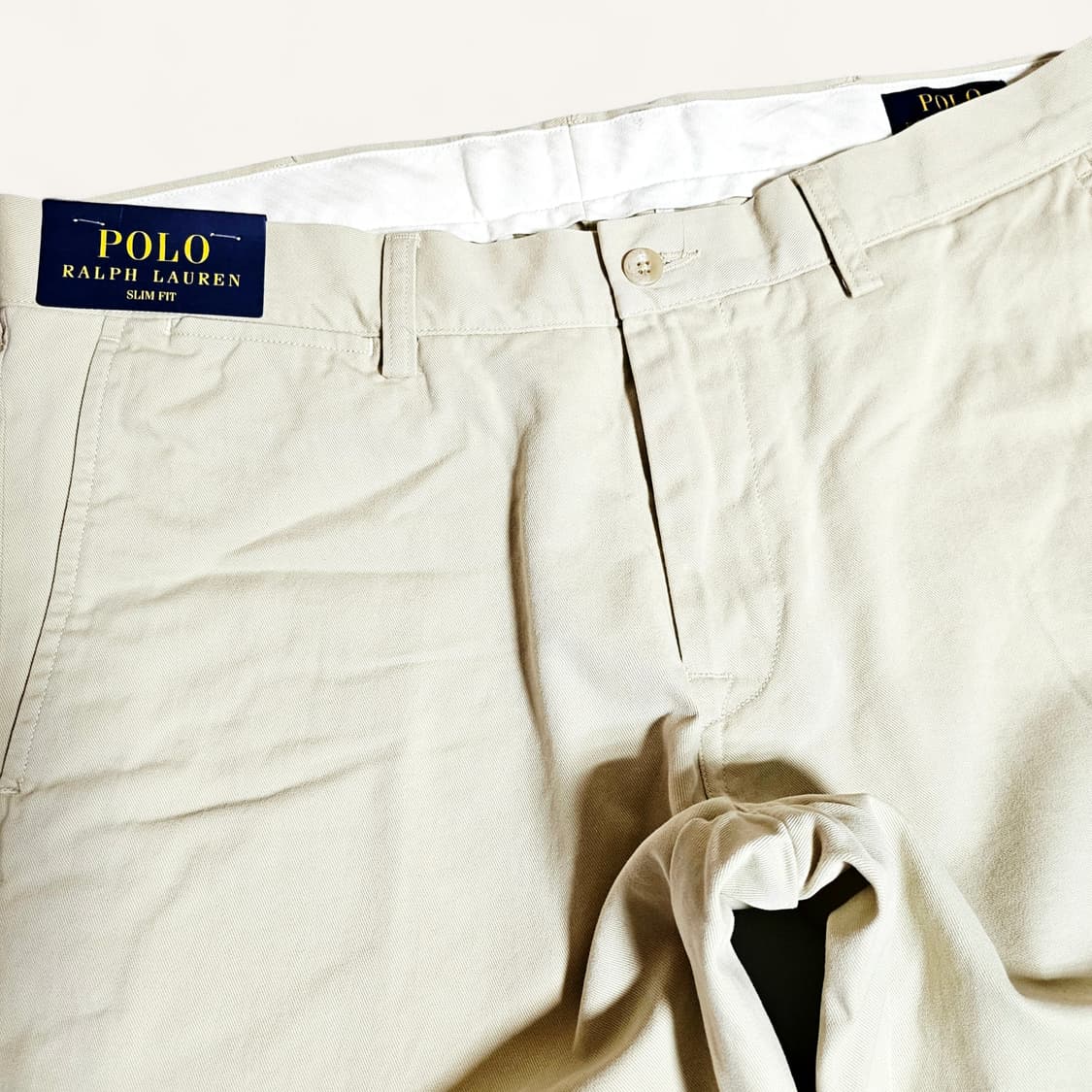 [새상품/35][폴로 랄프로렌] 신형 슬림핏 치노 팬츠 베이직 샌드 상품이미지4