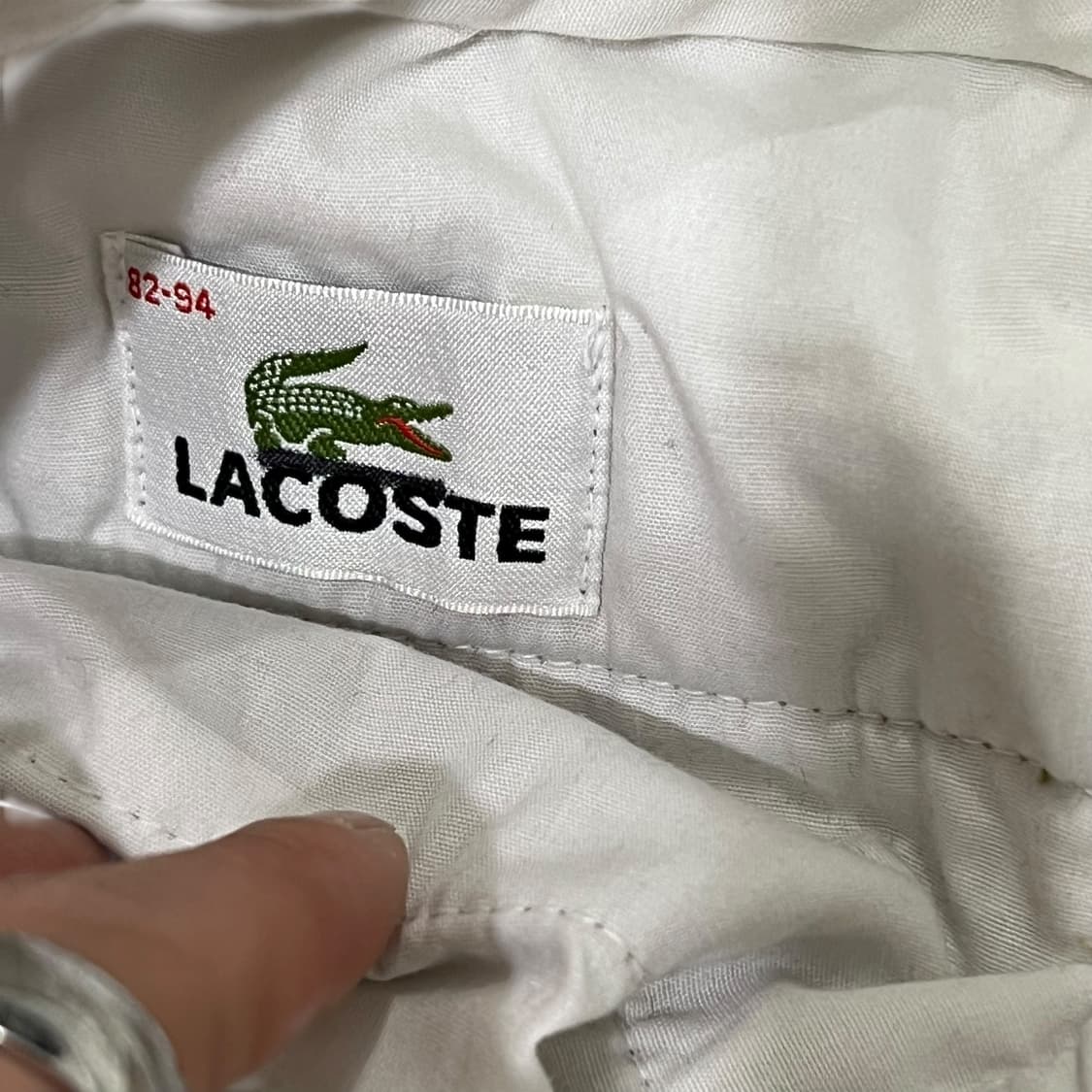 라코스테 핀턱 코튼팬츠 s08705 상품이미지7