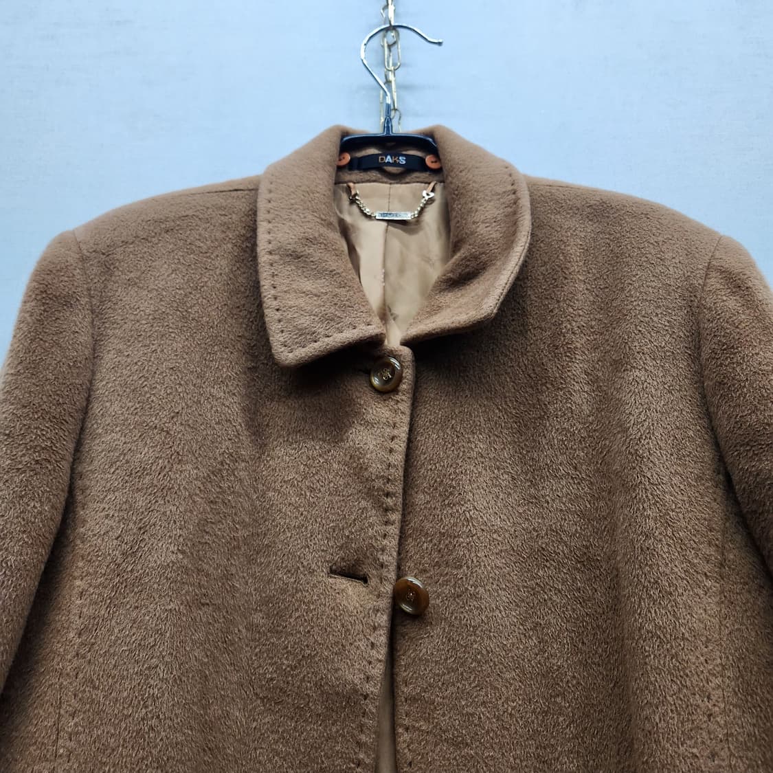 닥스 카멜색상 울/알파카 코트 L 상품이미지2