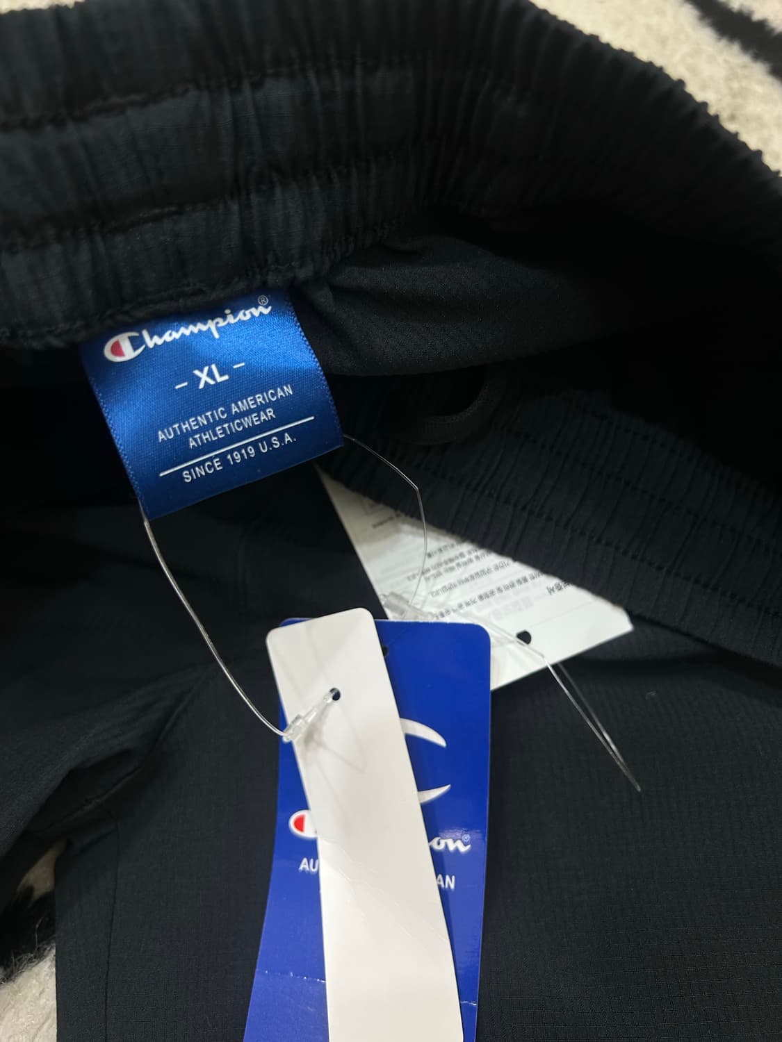 [XL]챔피온 우븐 스트링 반바지/블랙 상품이미지4