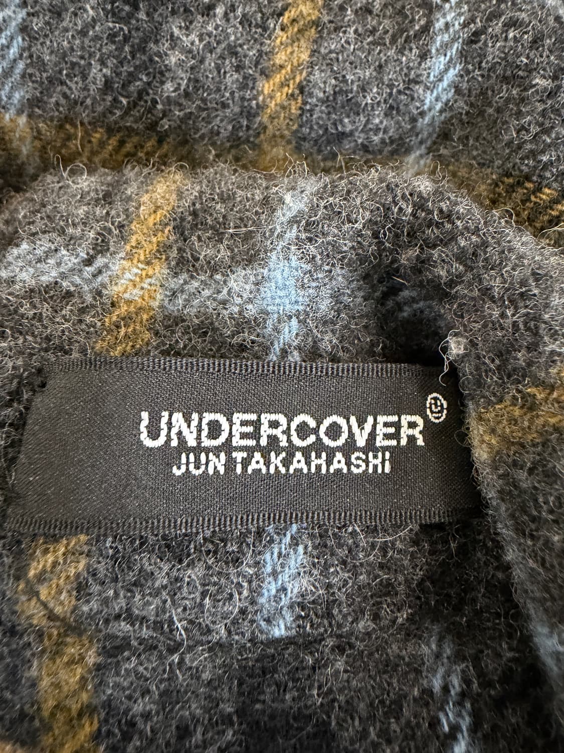 20AW 언더커버 축융 울 플란넬 셔츠 상품이미지6