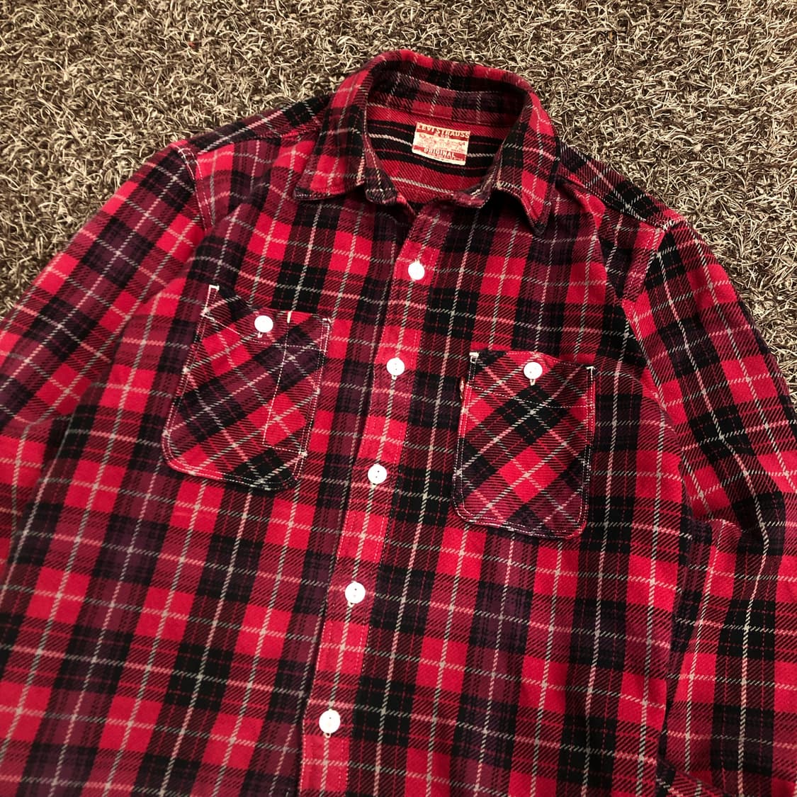 리바이스 00s 헤비 플란넬 셔츠 상품이미지2