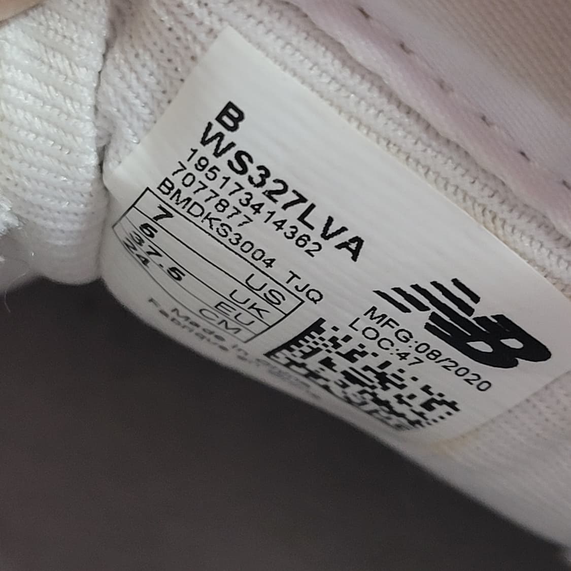 뉴발란스 327 리바이스 아이보리/블루 스니커즈 상품이미지6