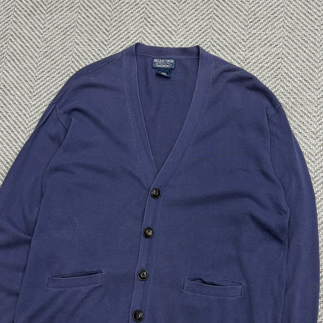 폴로진스 베이직 패치 가디건 v1604  상품이미지3