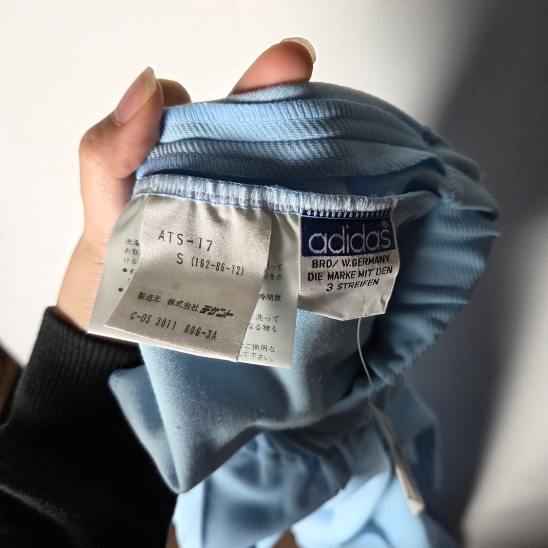 [Adidas] 70's 아디다스 서독제 스카이블루 져지 (셋업) 상품이미지4