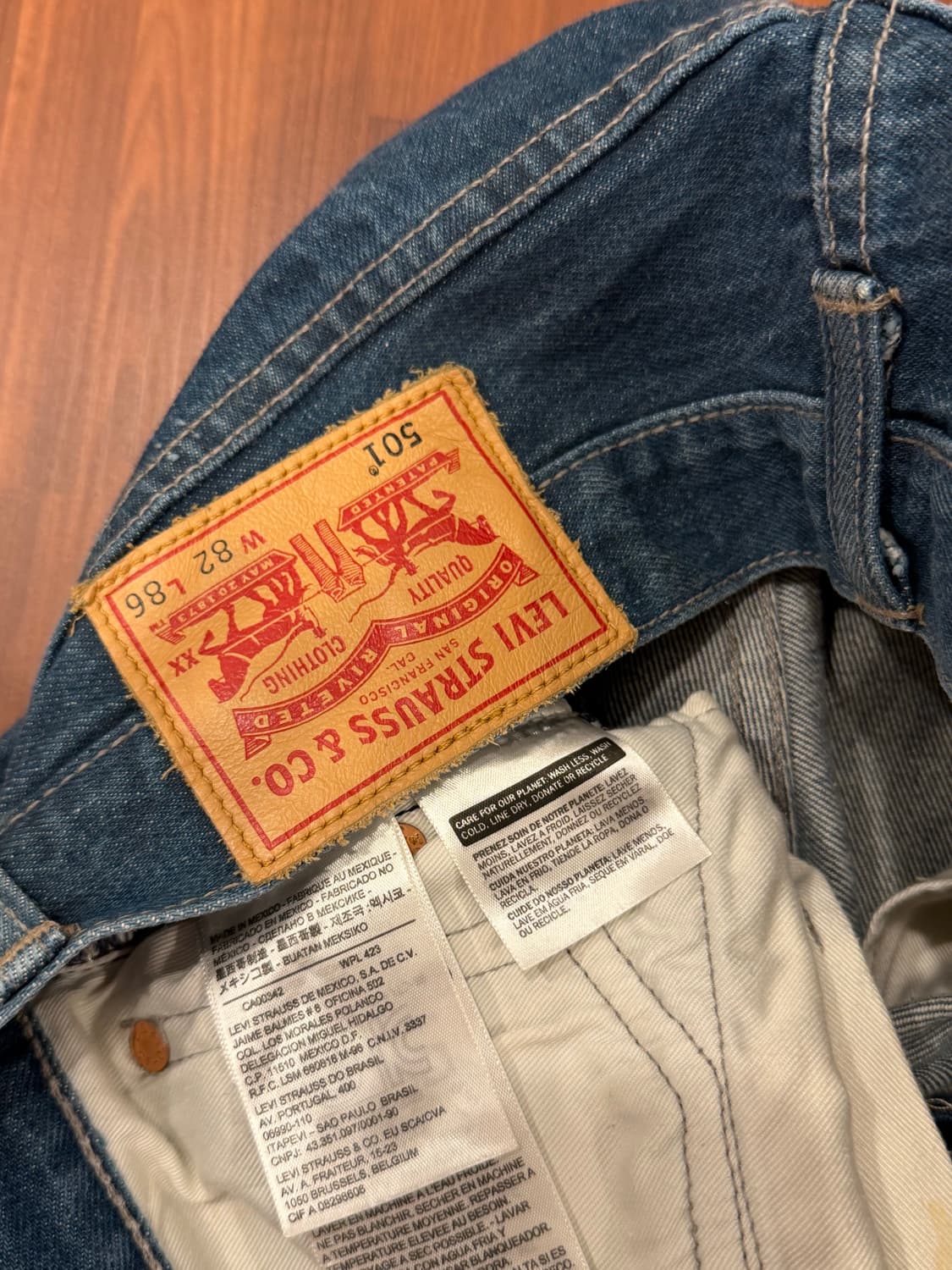 Levis 리바이스 501 데님 팬츠 (32inch) 상품이미지8