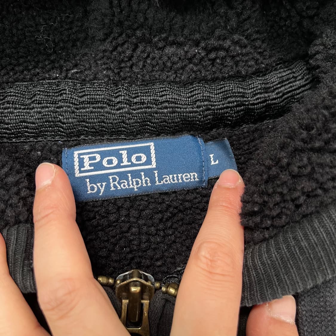 100 폴로 랄프로렌 양털 성조기 후드집업 상품이미지3