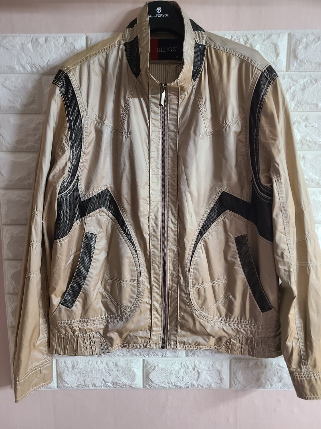 REDOX 남성 봄버 자켓 베이지 상품이미지1