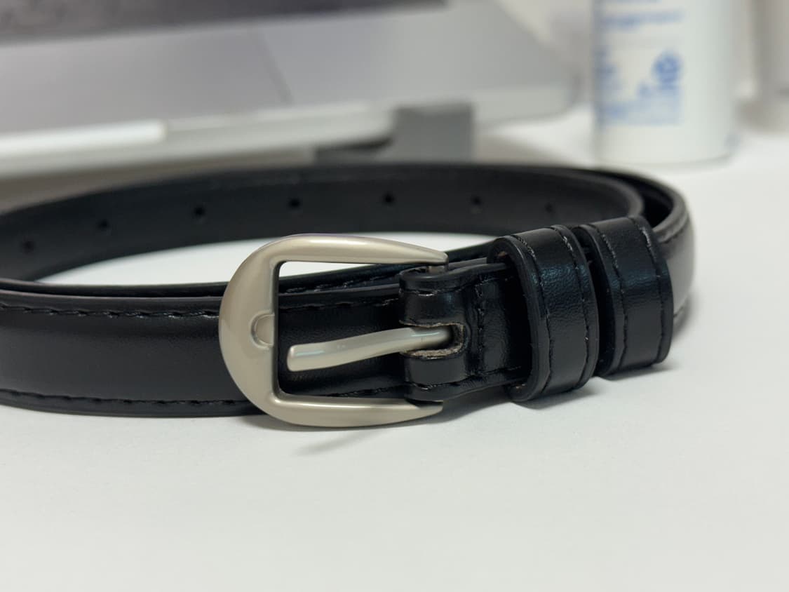 여성 소가죽 데일리 기본벨트 상품이미지3