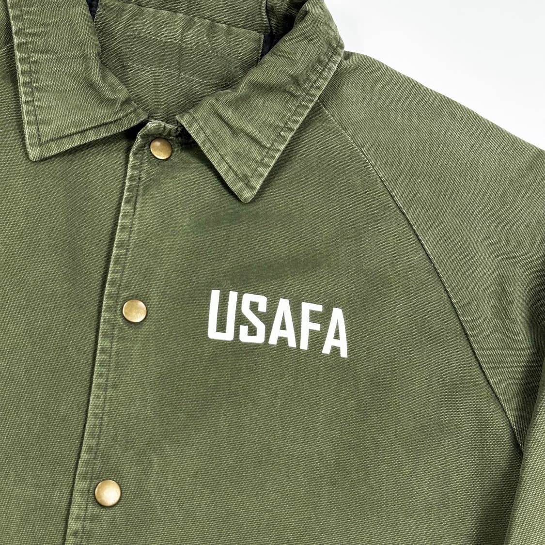 VTG 빈티지 USAFA 백로고 카키 자켓 (M) 상품이미지4