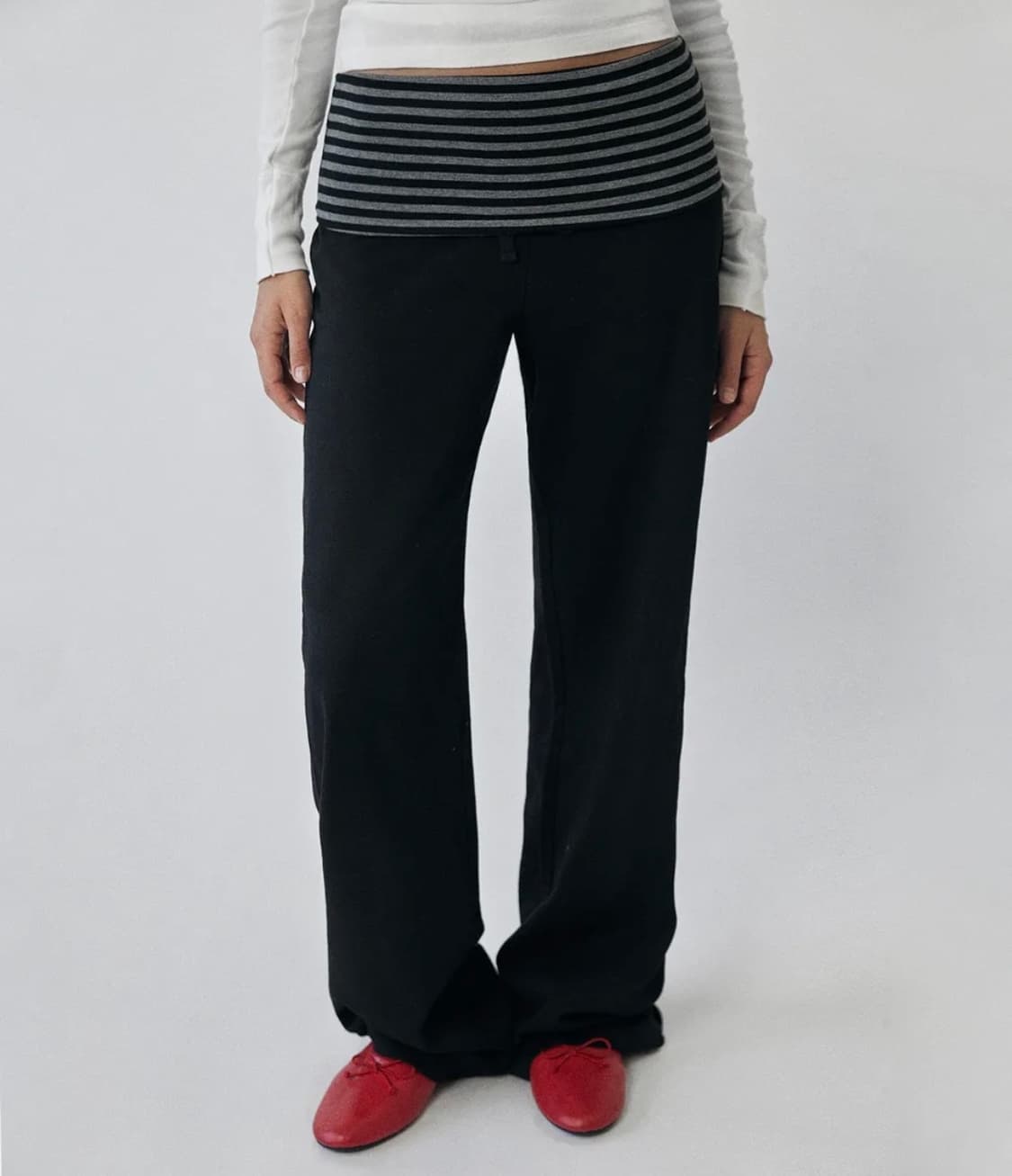 스웨이드 layered long pants 레이어드 롱 팬츠 상품이미지7