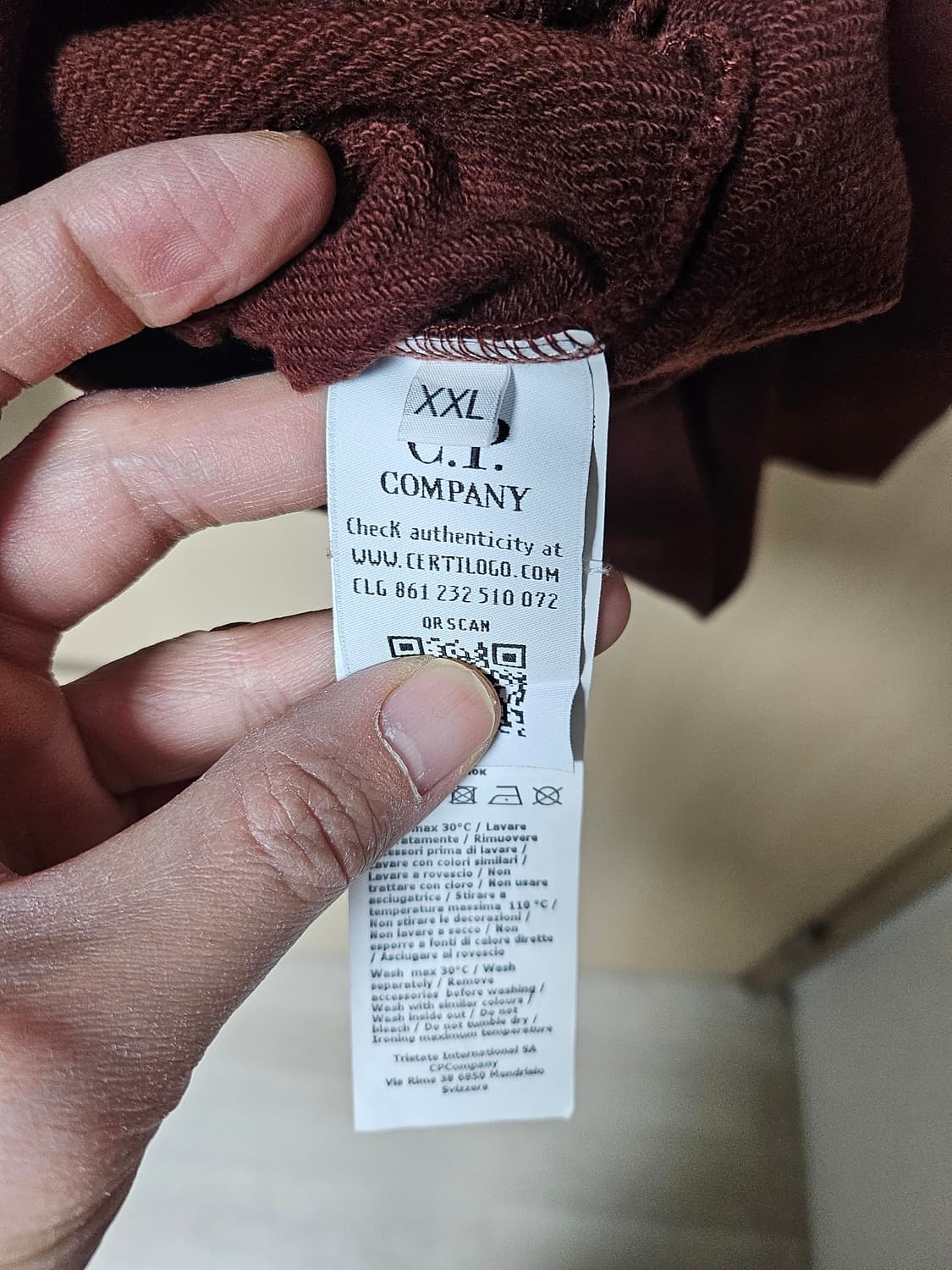 Cp컴퍼니 맨투맨 브라운 상품이미지6