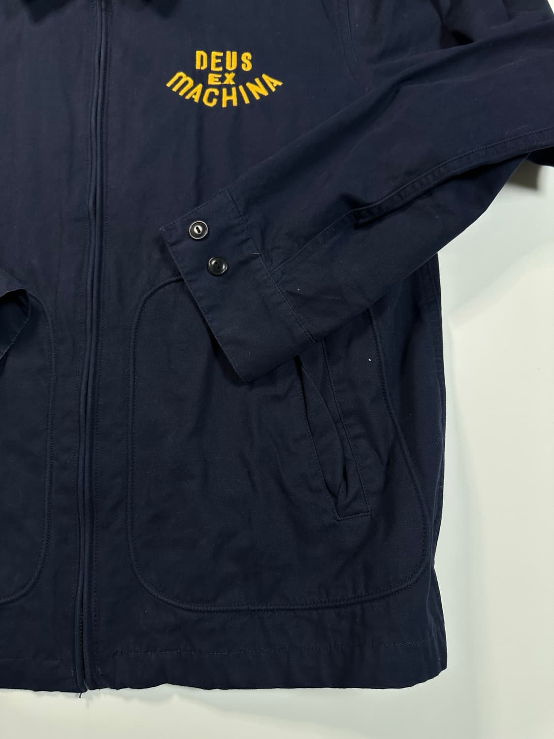 데우스 네이비 코튼 자켓 상품이미지5