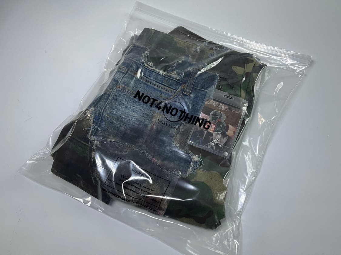[OS] 빈티지 아카이브 유스 사이드 데님 카모플라쥬 팬츠 상품이미지3
