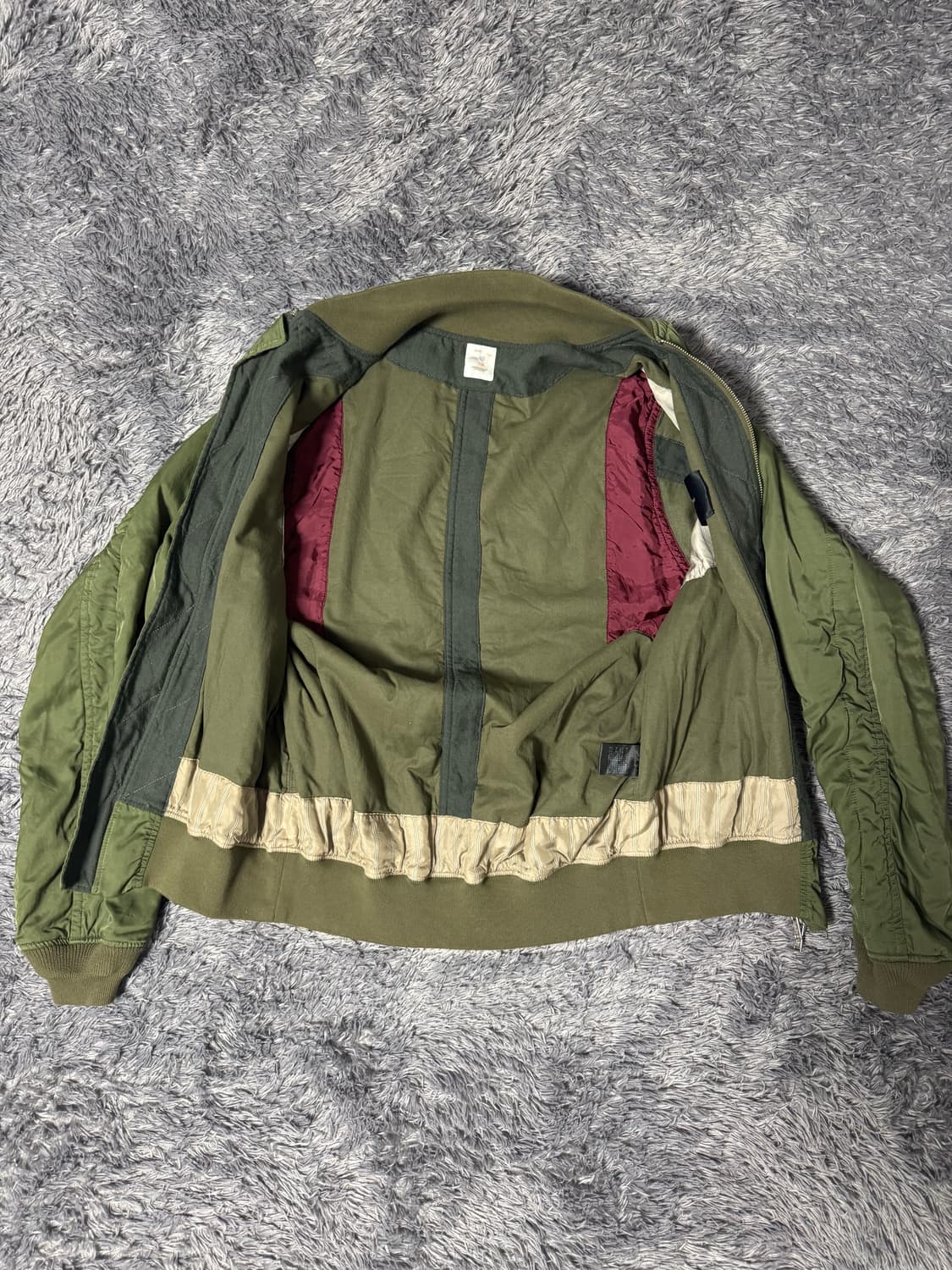 언더커버 봄버 카키 상품이미지3