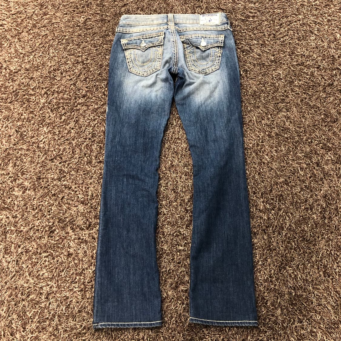 트루릴리전 워싱 스트레이트진 데님 팬츠 상품이미지4