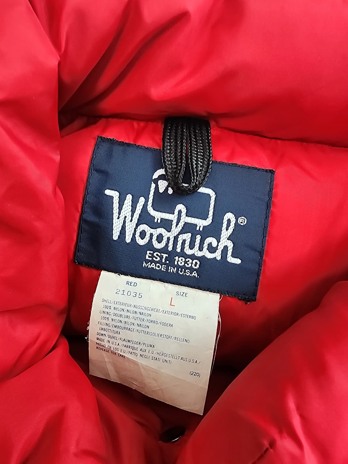 [L] 90s 빈티지 울리치 패딩 베스트 상품이미지5