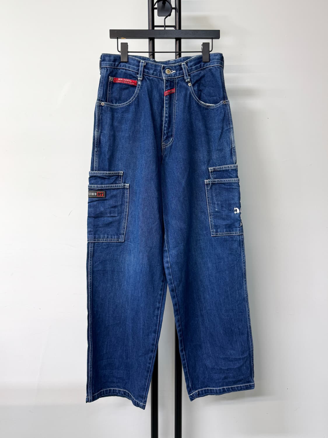 도그 타운 90‘s 스텐실 아치 로고 데님 카고 상품이미지2