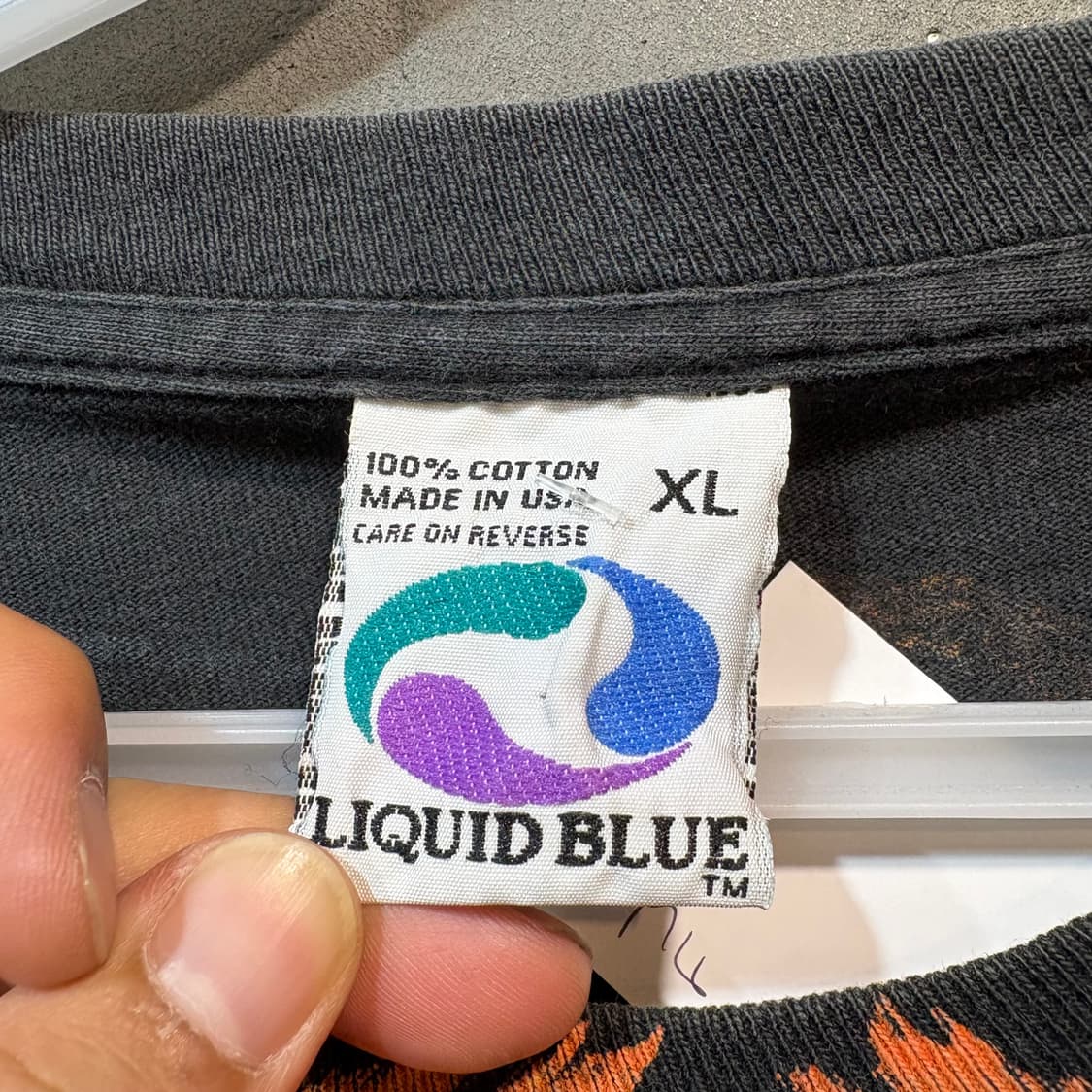 [XL] 90's Liquid Blue USA 호랑이 프린팅 반팔 티셔츠 상품이미지3