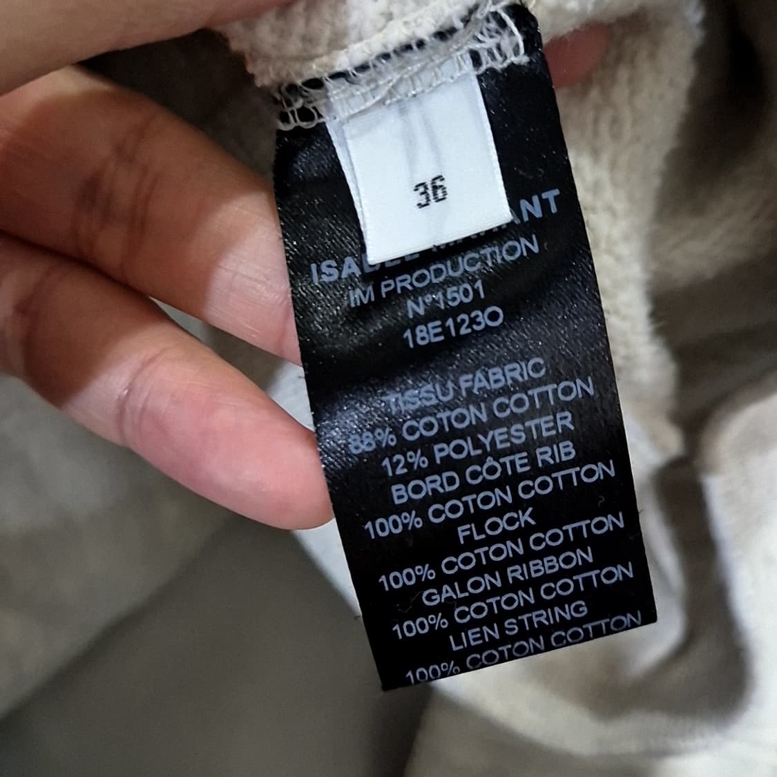 이자벨마랑 빅로고 후드티 상품이미지4