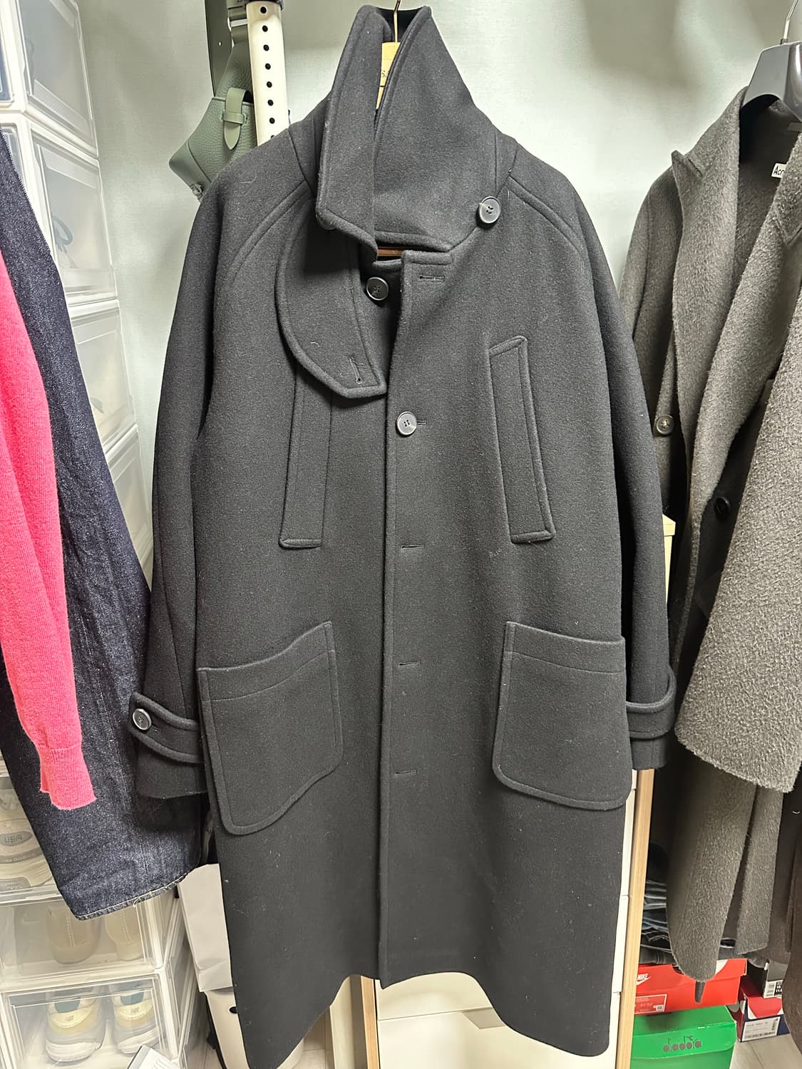 언더마이카 발마칸코트 0사이즈 1회착 상품이미지3