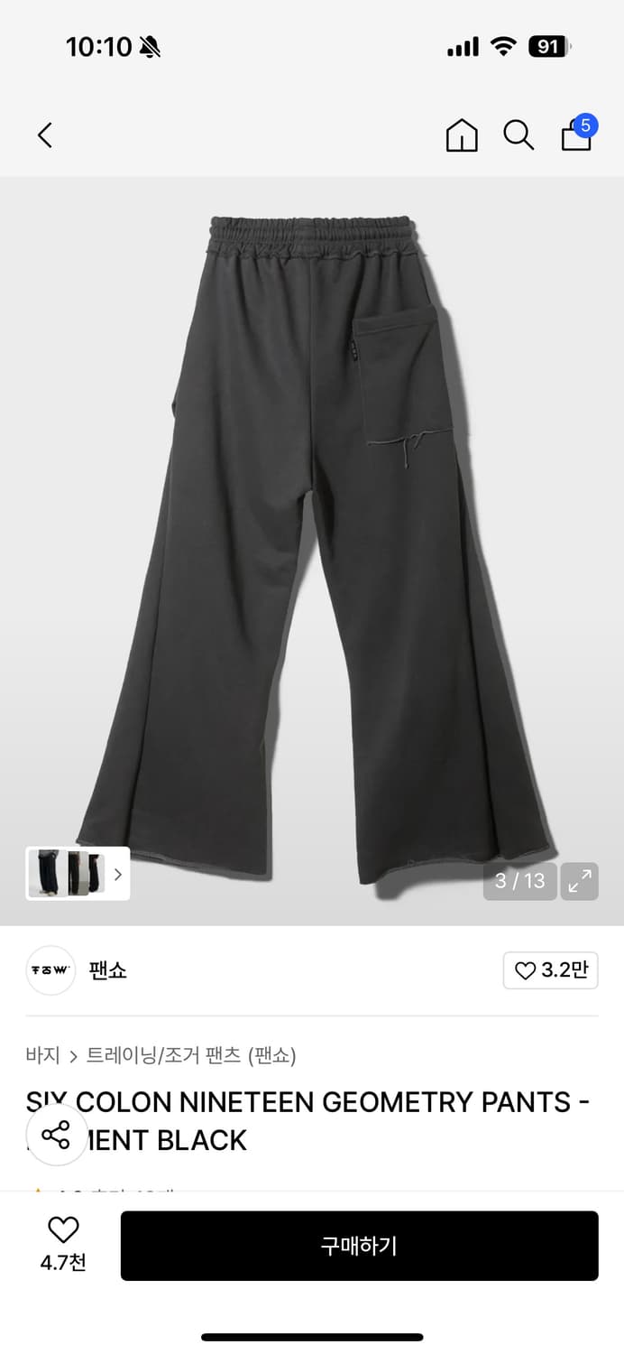 팬쇼 팬츠 상품이미지3