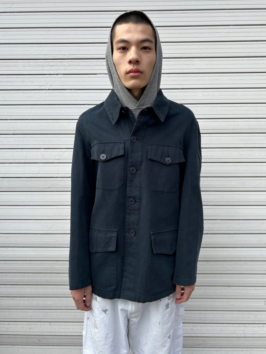 아네스베 더블포켓 코튼자켓 상품이미지1