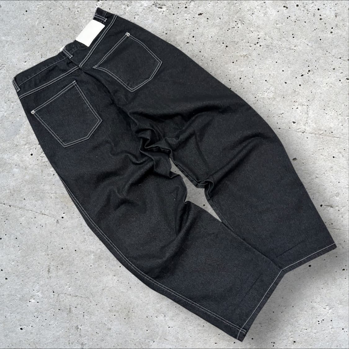 [M] 노앙 와이드 흑청 데님 와이드 팬츠 C391 상품이미지2
