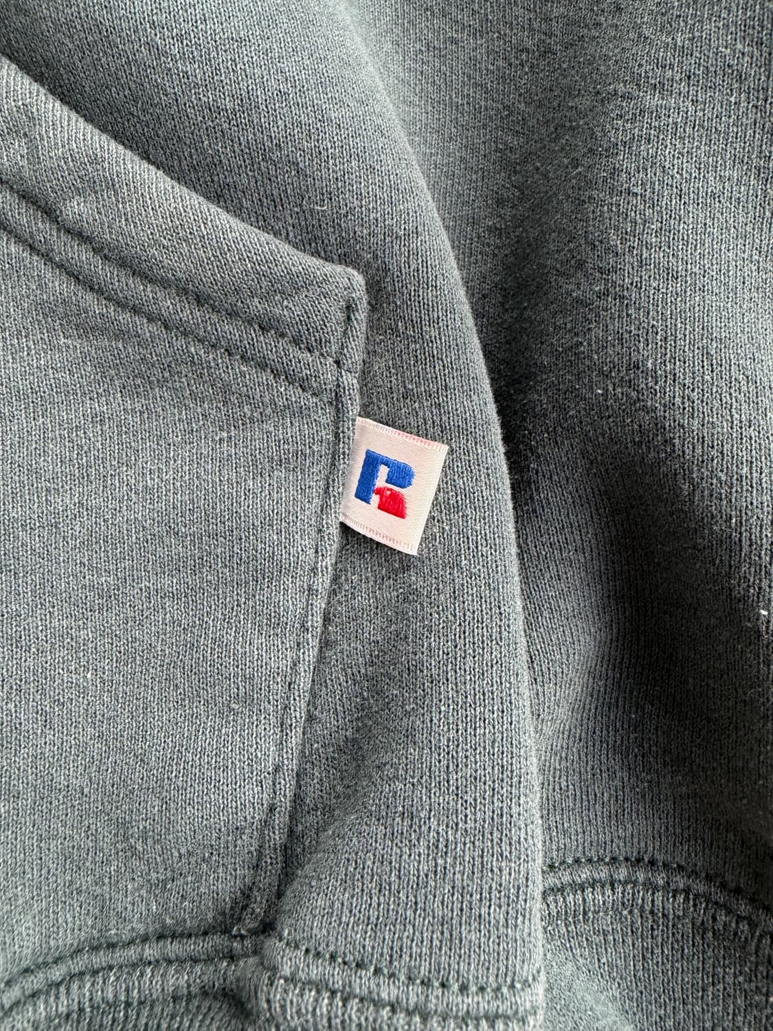 90s Russell Hoodie (sage green) 상품이미지5