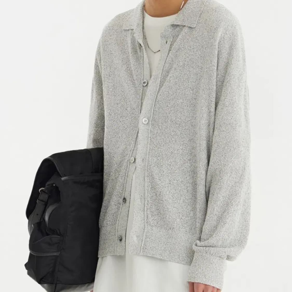유스 니트카라 가디건 상품이미지1