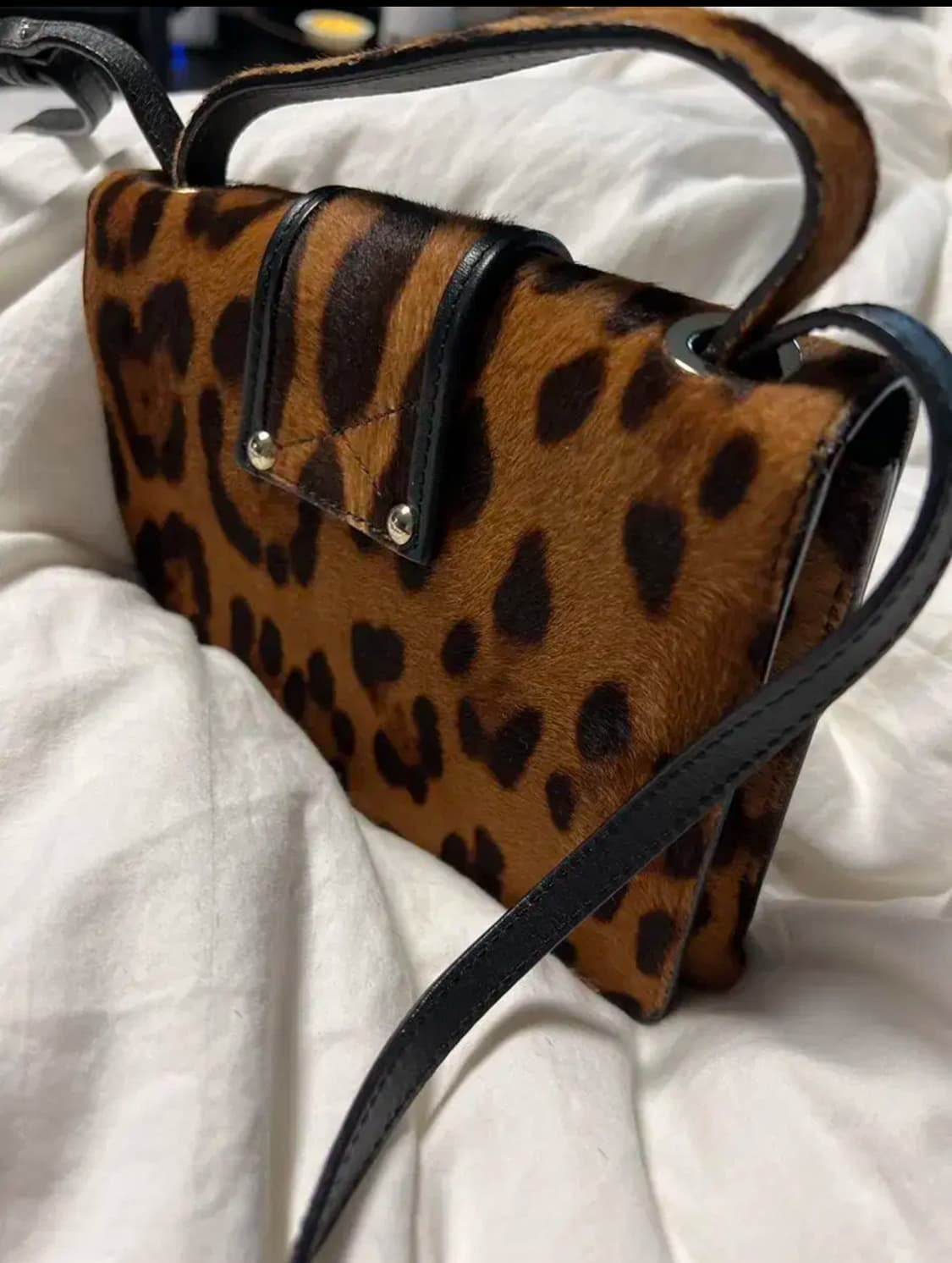 지미추 레오파드 송치 레밸백 상품이미지2