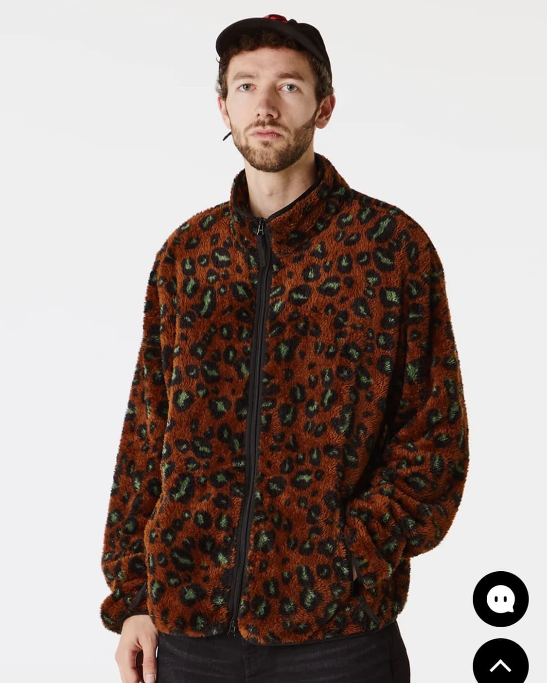 [L]칼하트 WIP 젭슨 스웻 레오파드 자켓 상품이미지2