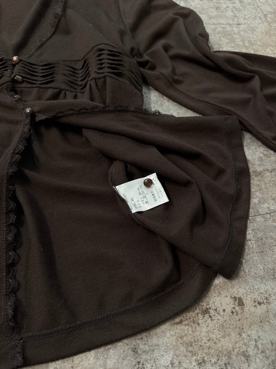 버튼 폴딩 가디건 상품이미지8