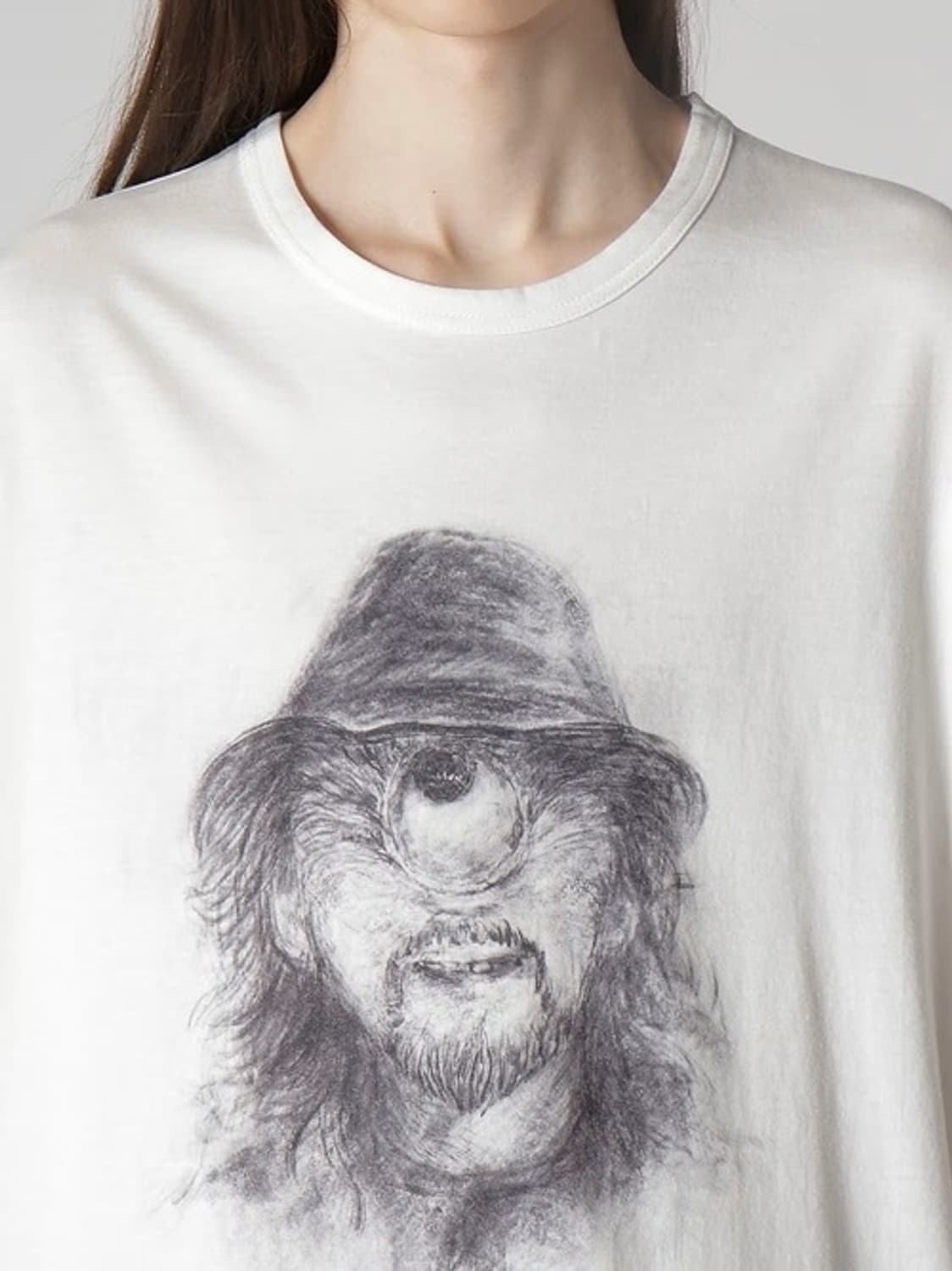 요지야마모토 페이스프린팅 숏슬리브 3사이즈 상품이미지6