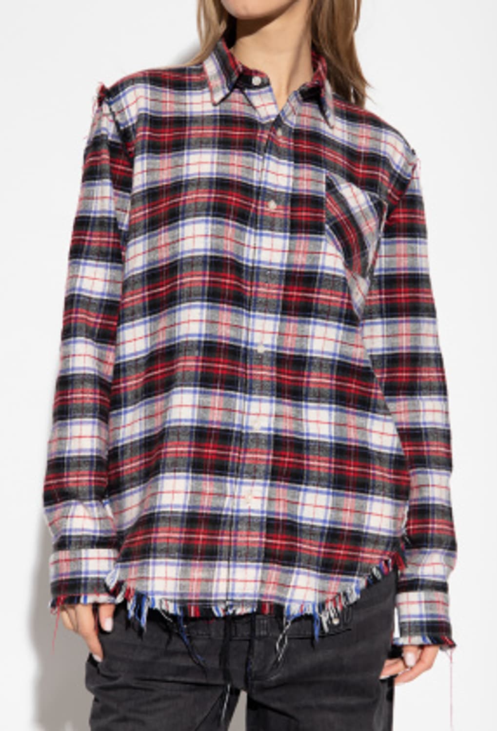 L) R13 알써티 슈레디드 심 셔츠 상품이미지8