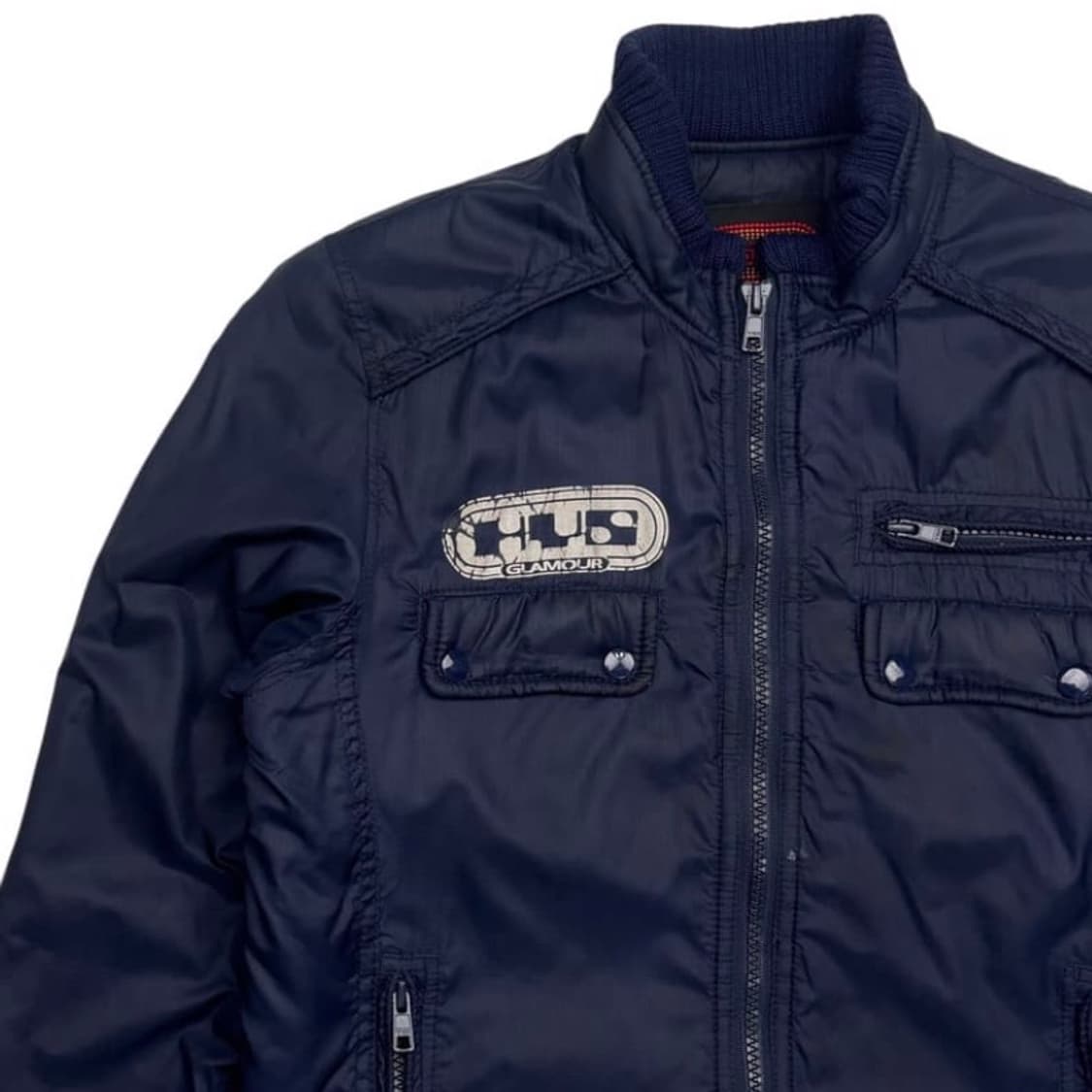 히스테릭 글래머 아카이브 Rock 레이싱 블루종 빅로고 자켓 S 상품이미지8