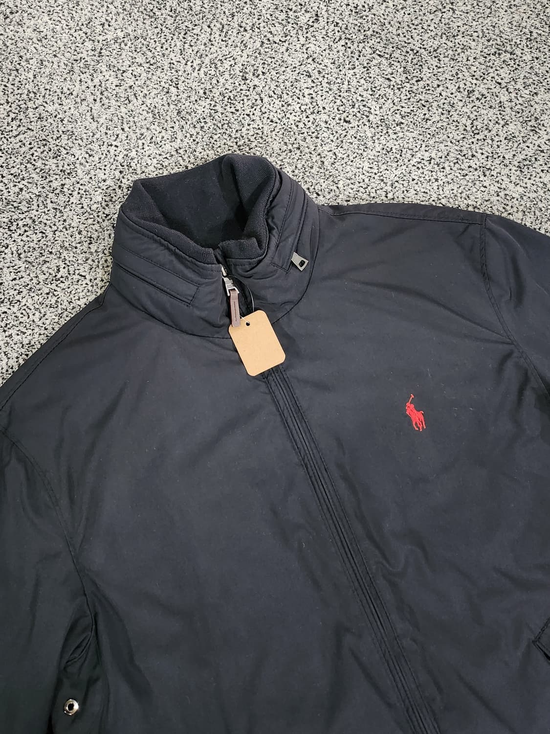 //폴로 랄프로렌 블랙 레드포니 집업 재킷 M 상품이미지4
