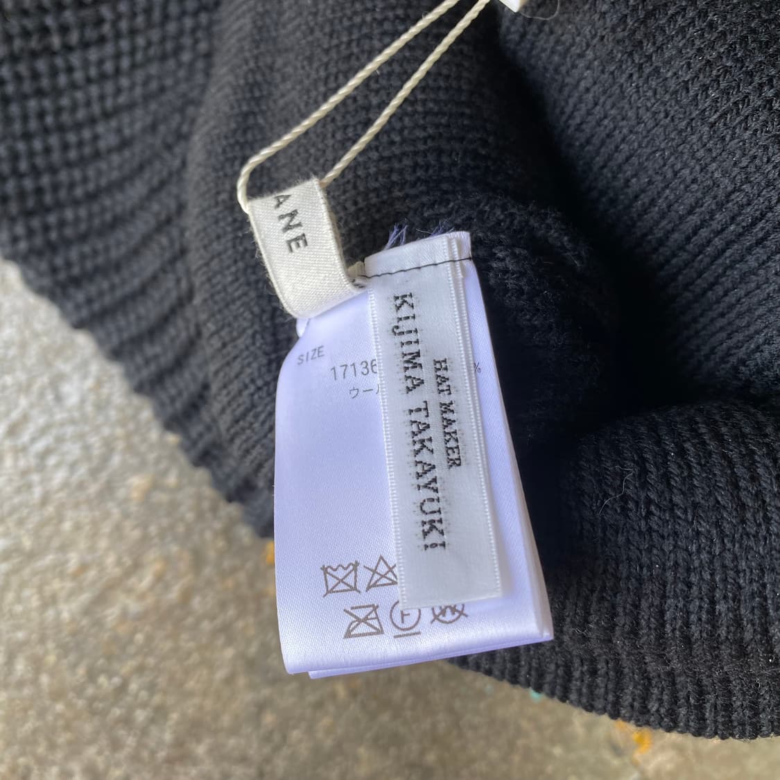 키지마타카유키 니트 울 모자 캡 상품이미지4