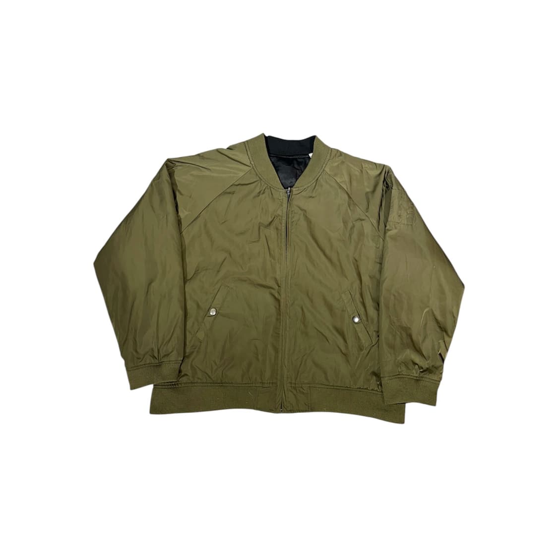 일본 빈티지 블랙 카키 양면 자수 스카잔 ma-1 마원 자켓 상품이미지4