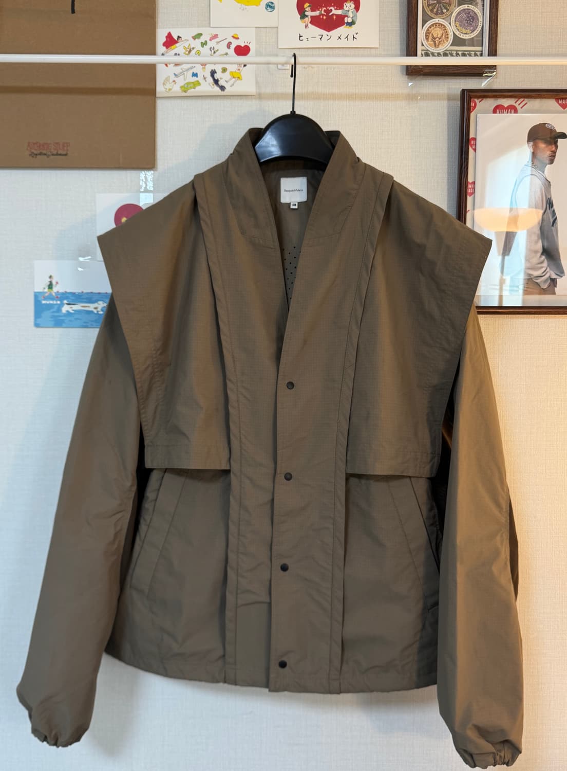 (L)사스콰치패브릭스 오리엔탈 랩 자켓 브라운 상품이미지1