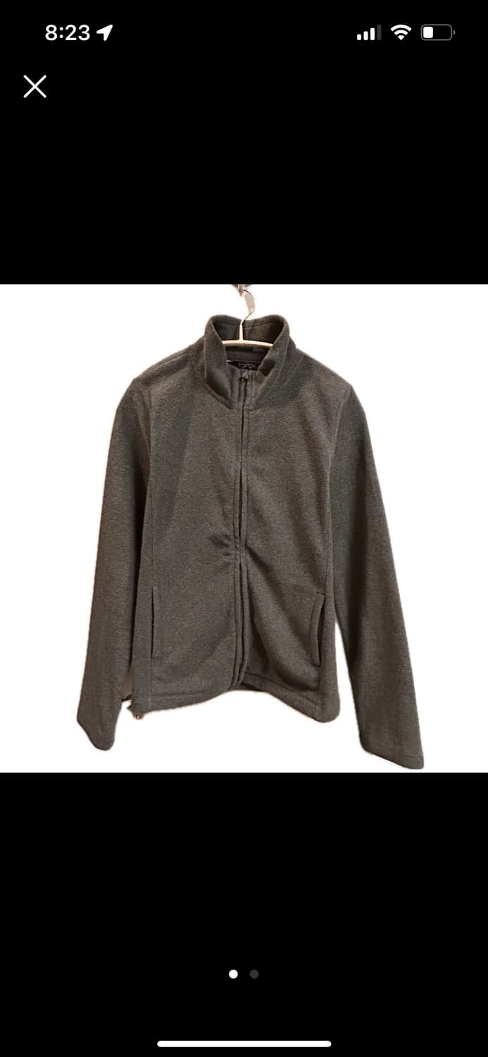 탑텐 차콜 후리스 플리스 집업 90 상품이미지2