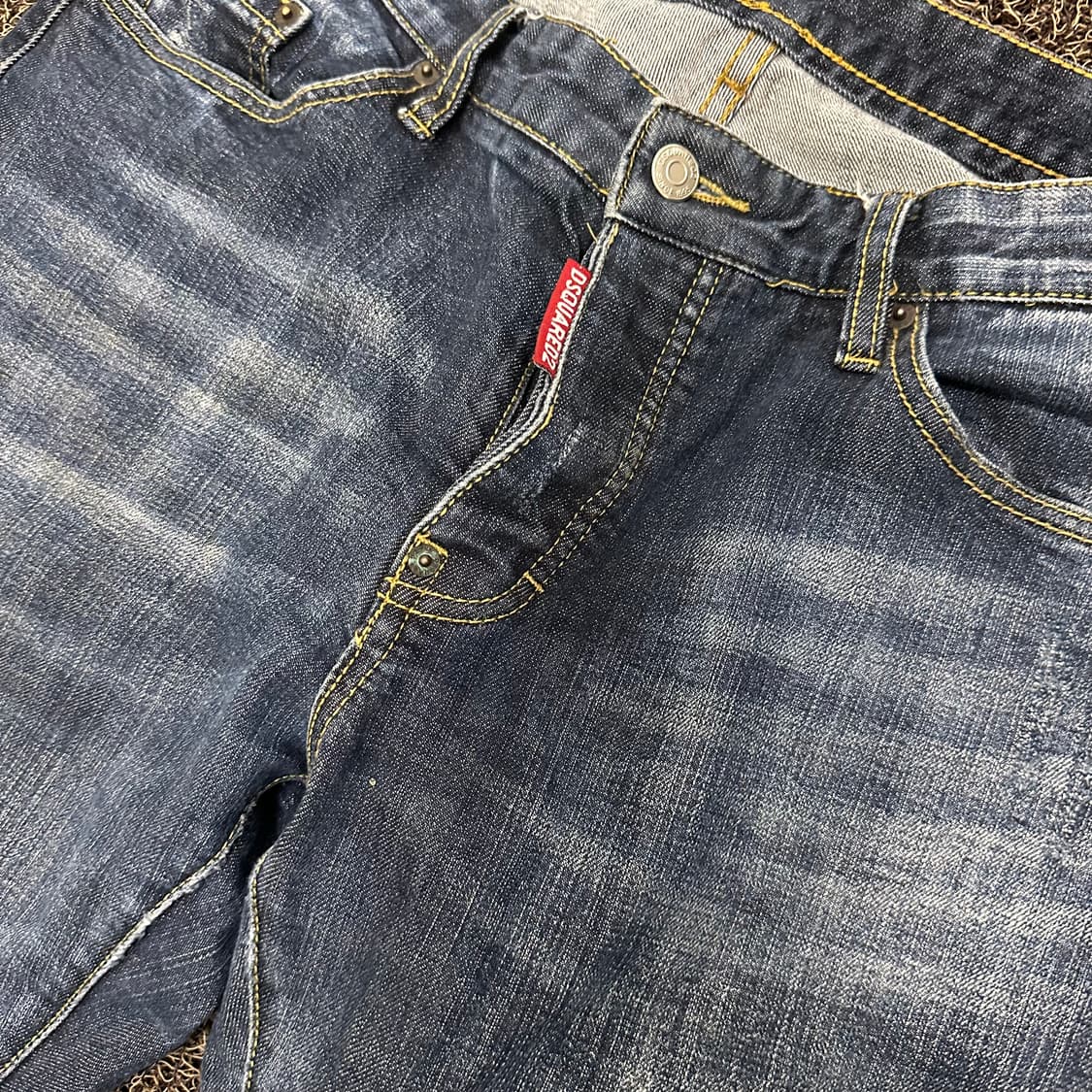 디스퀘어드2 데님 워싱 청바지 팬츠 50사이즈 상품이미지3