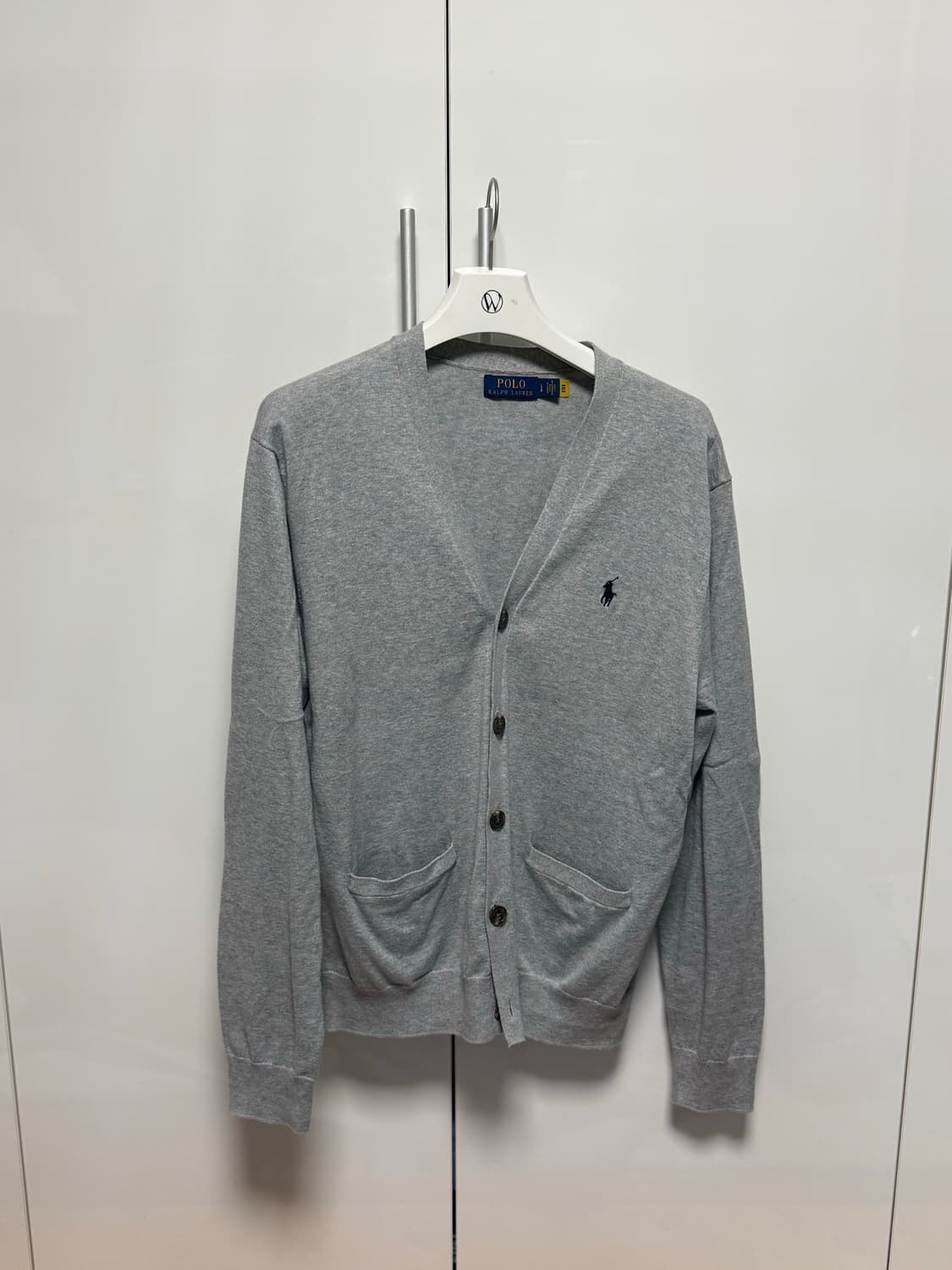 폴로 랄프로렌 브이넥 가디건 그레이 상품이미지2