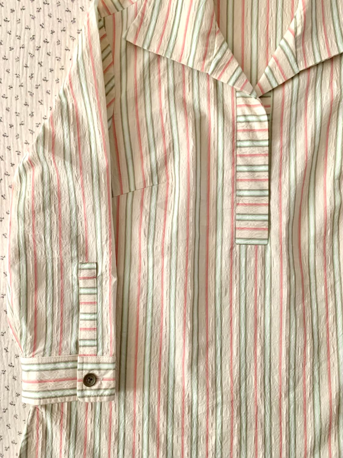 링클 스트라이프 셔츠 상품이미지2